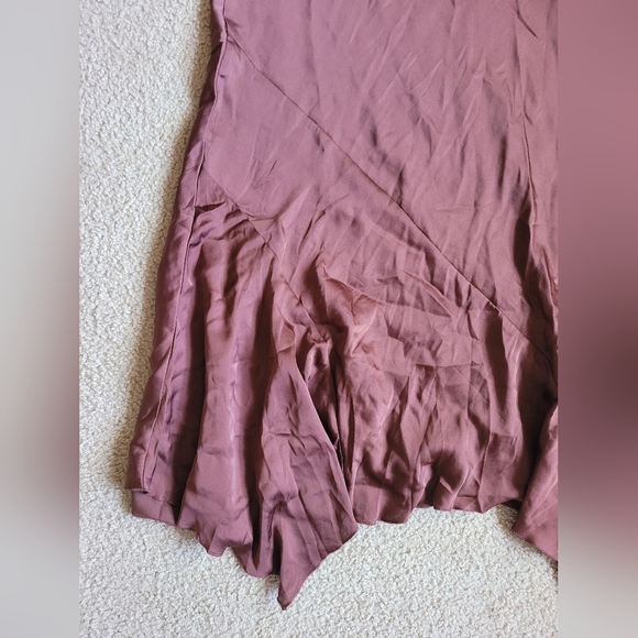 NWOT Free People‎ You're An Angel Satin Half Slip Midi Skirt. Size XS. - Picture 3 of 8